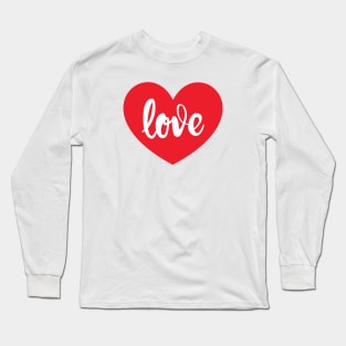 Love Heart Long Sleeve T-Shirt